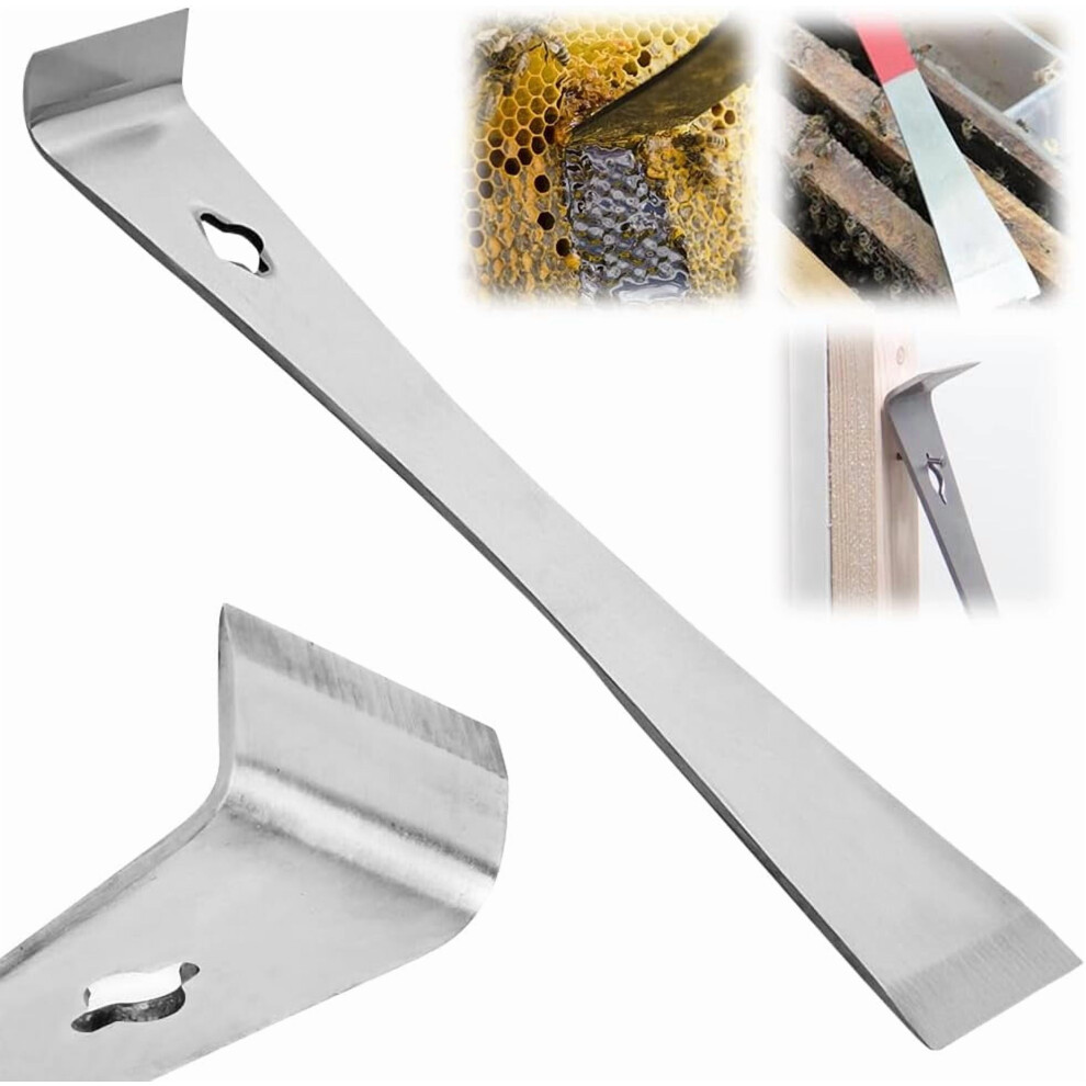 Stainless Steel Trim Puller Tool For Baseboard Â 2025 Upgrade Pry Bar & Scraper, Nail Puller, Compatible With Standard Trim Work 9558830219303