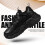 Black Chunky Sneakers for Women Size 36 7