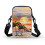 Τσάντα Crossbody για Παραλία με Τροπικό Ηλιοβασίλεμα και 2 Φερμουάρ 2