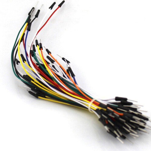 Assorted Color Plastic Jumper Wires for Electronic DIY Projects 65Pcs 10cm 15cm 20cm 1