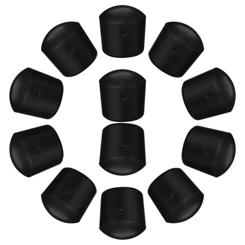 Foosball protective caps black plastic 20 pcs 2
