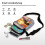 Τσάντα Crossbody για Παραλία με Τροπικό Ηλιοβασίλεμα και 2 Φερμουάρ 5