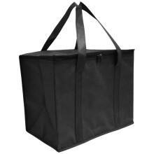 Sac isotherme réutilisable avec longues poignées pour le transport, le stockage et les pique-niques de plats chauds et froids.