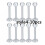 Stainless Steel Labret Studs CZ Opal 4-25 pcs 1