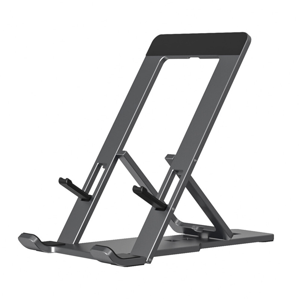 Portable Foldable Aluminum Phone Tablet Stand Holder For 4-12Inch Devices Perfect For Home Office Travel 9101399486343