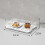 White Plastic Cup Drying Rack with Drain Tray, Compact & Lightweight 2