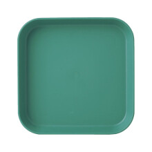 Macaron & Bone-Spitting Small Plates for Snacks, Pickles, Cakes – Green Plastic Household Dish (Compatible with Macaron Sets)