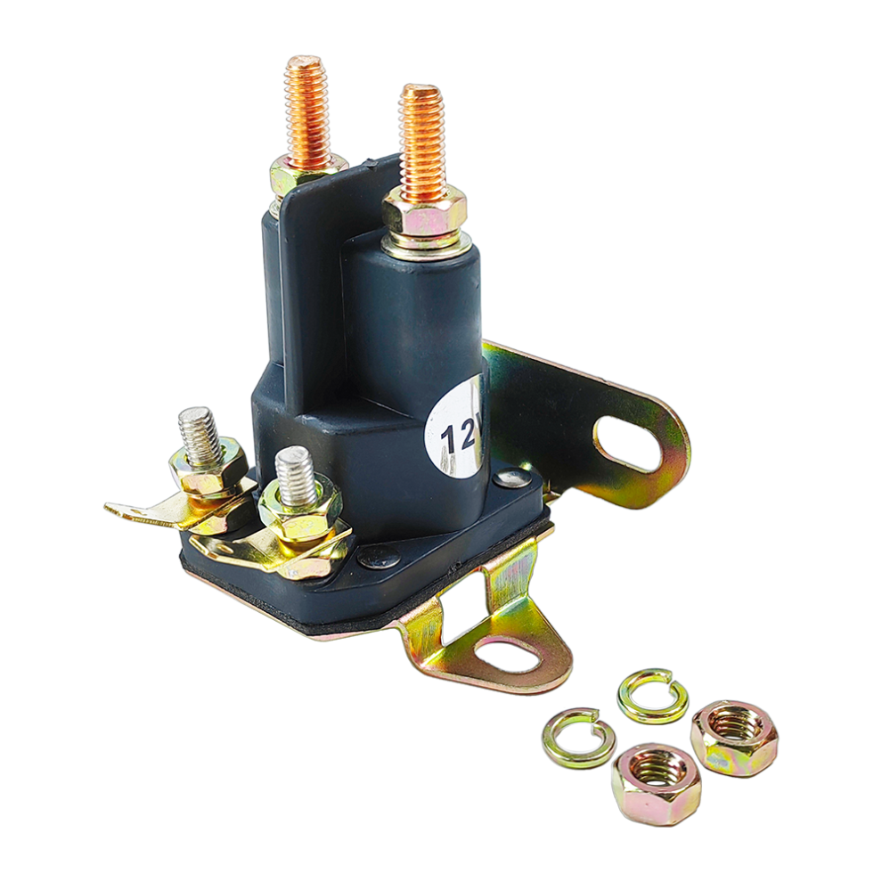 4-Pole 12V Starter Solenoid | Compatible With Briggs & Stratton, Cub Cadet, Honda, Husqvarna, John Deere, Mtd, Toro | Replaces 146154, 109946, 9362892441370