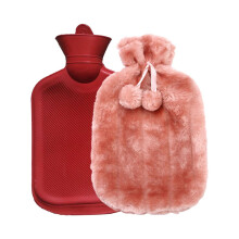 1.8L Hot Water Bottle for Pain Relief, Muscle Cramps & Arthritis – Soft Flannel Cover, Long-Lasting Heat, Hand Warmer – Compatible with Standard