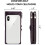 Women's leather vertical wallet RFID protection purple 7