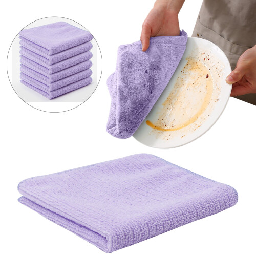 Microfiber Cleaning Cloths Soft Absorbent Reusable 5 Pcs
