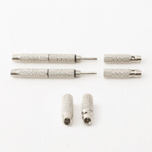 1Pack Alloy Screwdriver Compact Multi Tool Silver Thin Handle Ergonomically Designed For Diy Use