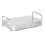 White Plastic Cup Drying Rack with Drain Tray, Compact & Lightweight 11