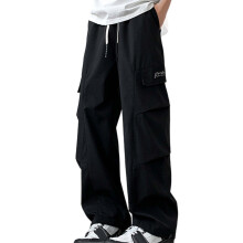 Men's Casual Cargo Pants Lightweight Loose Fit Streetwear Straight Leg Everyday Comfortable Trousers For Summer Wear