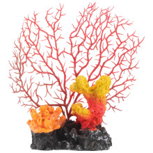 Chic Resin Simulation Coral Ornament for Desktop and Aquarium Decoration