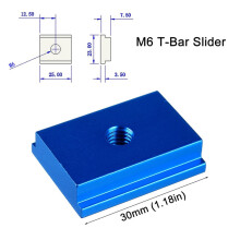 1pc M6/M8 T-track Slider Aluminum Alloy T Slot Nut For Woodworking Tool Red/Blue