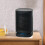 Ceramic Space Heater with Oscillating Fan Black 2