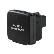 Presa di corrente posteriore per console centrale 110V 400W, gruppo presa CA posteriore compatibile con Ford F150 2015-2016. Codice ricambio: