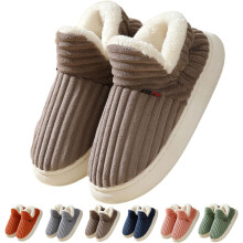 Pluffi slipper booties warm fuzzy thick-soled cloud slides