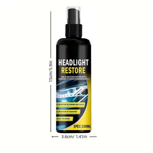 Auto Headlight Polishing Kit for Oxidation Removal and Lens 2