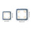 Strips Frame Rugs Hooking Frame 25/40cm Square Needle Frame Tufting Frame for 3