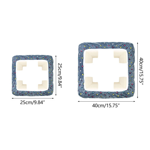 Strips Frame Rugs Hooking Frame 25/40cm Square Needle Frame Tufting Frame for 2