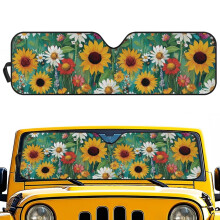 Windshield Sun Shade for Jeep Wrangler TJ/JK/JL UV Heat