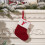 Mini Red Knitted Christmas Stockings with Initials, 26 2