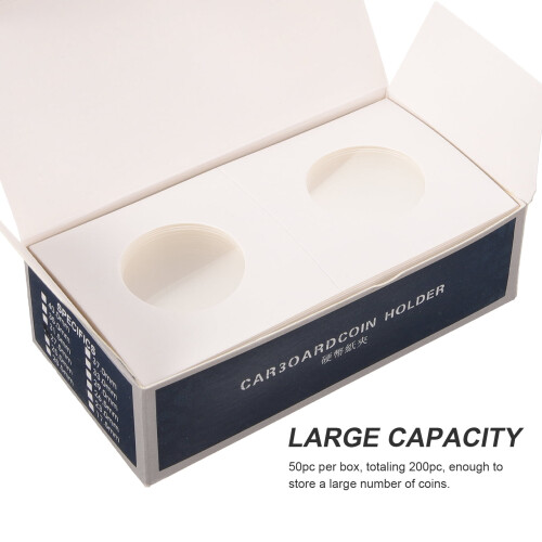 Coin Collection Supplies Transparent Coin Protector 4 Boxes 2