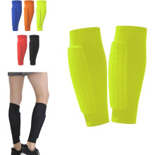Espinilleras Shindefender con almohadillas de panal – Mangas de compresión para niños y adultos, compatibles con Shin Defender
