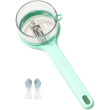 Fruit Peeler with Built-in Container Double-Sided Stainless