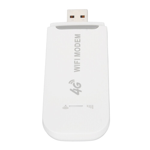 Mobiler LTE 4G USB-Modem WiFi Hotspot Mini-Router, Weiß