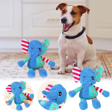 Peluche indestructible pour chiens de grande taille et à mâchoires puissantes, couineuse et résistante – Convient aux chiens de petite, moyenne
