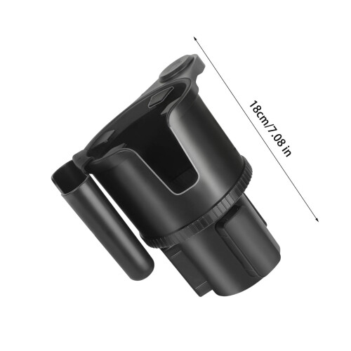 Car Cup Holder Expander with Phone Mount 2