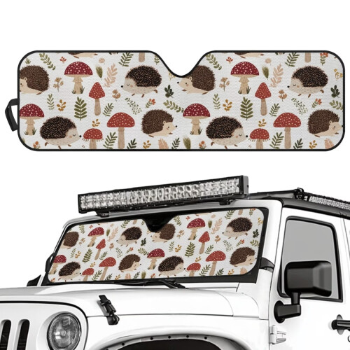 Foldable Windshield Sun Shade for Jeep Wrangler JL/JLU & 1