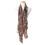 Γυναικείο κασκόλ με λεοπάρ μοτίβο και vintage σιφόν, απαλό κασκόλ Harajuku 5