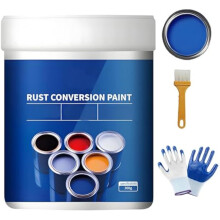 Qidaxia Rust Conversion Paint, Weatherproof Rust Converter for Metal, 4-in-1 Rust Converter Agent (Blue) – compatible with Detroitrain Waterproof