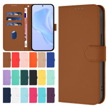 For T-Mobile Revvl 6 Pro 6X Pro Phone Case Leather Wallet Case with Card Holder Phone Cover For T-Mobile Revvl 6x Pro