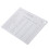 1Pcs Compact Measurement Conversion Chart Silver Rectangular Magnetic Attachment for Cooking Baking 4.3x3.3in 3