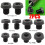2PC Pool Cue Back Plug Screw Bottom Bumper Protector 2