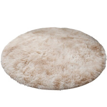 Tie Dyed Wool Round Blanket Art Style Living Room Carpet Bedroom Sofa Cushion Floor Mat, Tie Dyed Wool Round Blanket Art Style Floor Mat, P Cloth