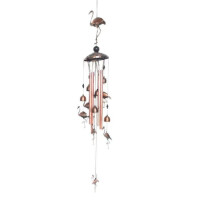 Vintage Red Bronze Wind Chime Pendant, Handmade Courtyard Garden Bell Wind Chime, Animal Auspicious Horse Hanging Ornament for Home Patio Decor