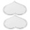 Heart-Shaped Handheld Vanity Mirror 2 pcs 6