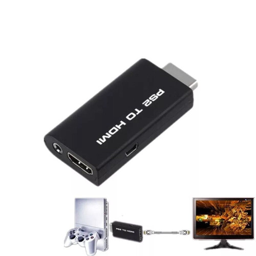 PS2 to HDMI Adapter Cable with RCA AV Audio Video Support 2