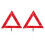 Road Emergency Kit with Red Reflective Triangle Warning 1