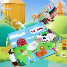 Weihnachtsgeschenke für Enkelkinder: Stoffknisterbücher zum Fühlen und Entdecken für Babys, Spielzeug zur frühkindlichen Bildung, Geschenke für