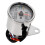 Universal Motorcycle Tachometer Gauge Silver 1Pack 4