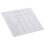 1Pcs Compact Measurement Conversion Chart Silver Rectangular Magnetic Attachment for Cooking Baking 4.3x3.3in 8