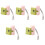 5Ensembles Organisateur Crotte ABS Portable Rose 4