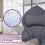 Extra Thick Large Bath Pillow with Neck,Back,Head Support for Bathtub, Spa, Soaking Gray(21''x17'') 2